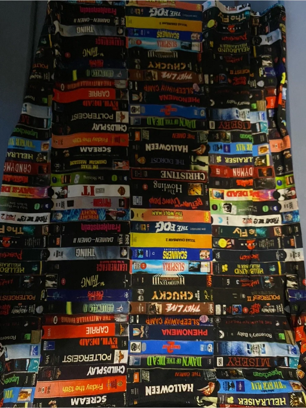 Kids Horror Movie bamboo Print Pajama short Set - 9/10 NWT
